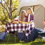 family camping holiday